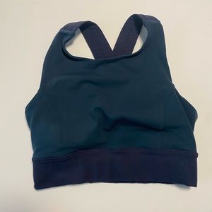 Athleta Crossed Back Wide Strap Sports Bra size XS